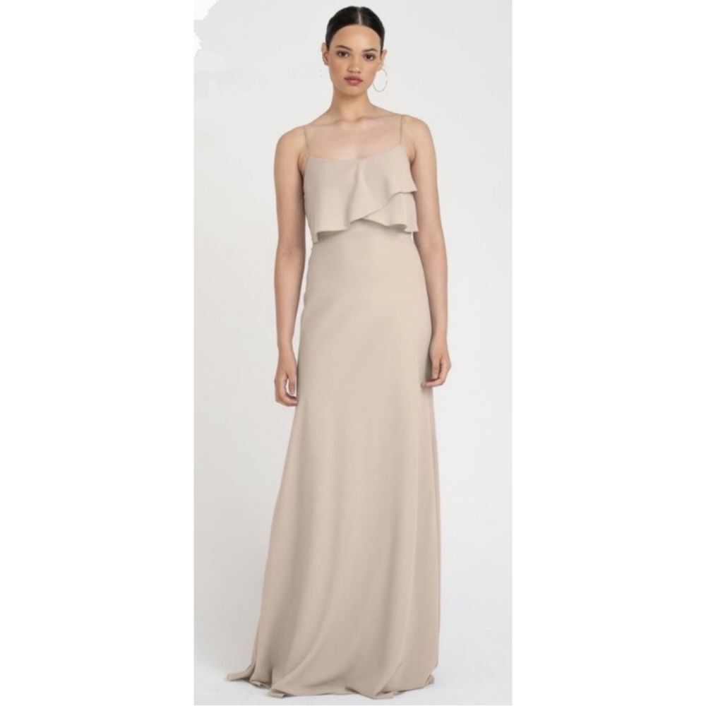 NWT Jenny Yoo Blake Bridesmaid Dress in Chai